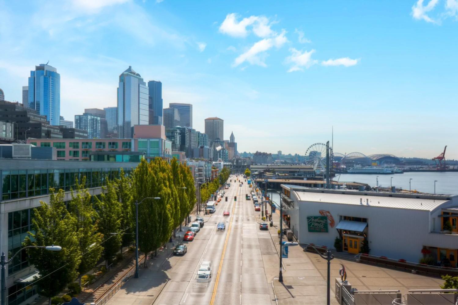 Space Needle Downtown Modern Top Story Penthouse Сиатъл Екстериор снимка