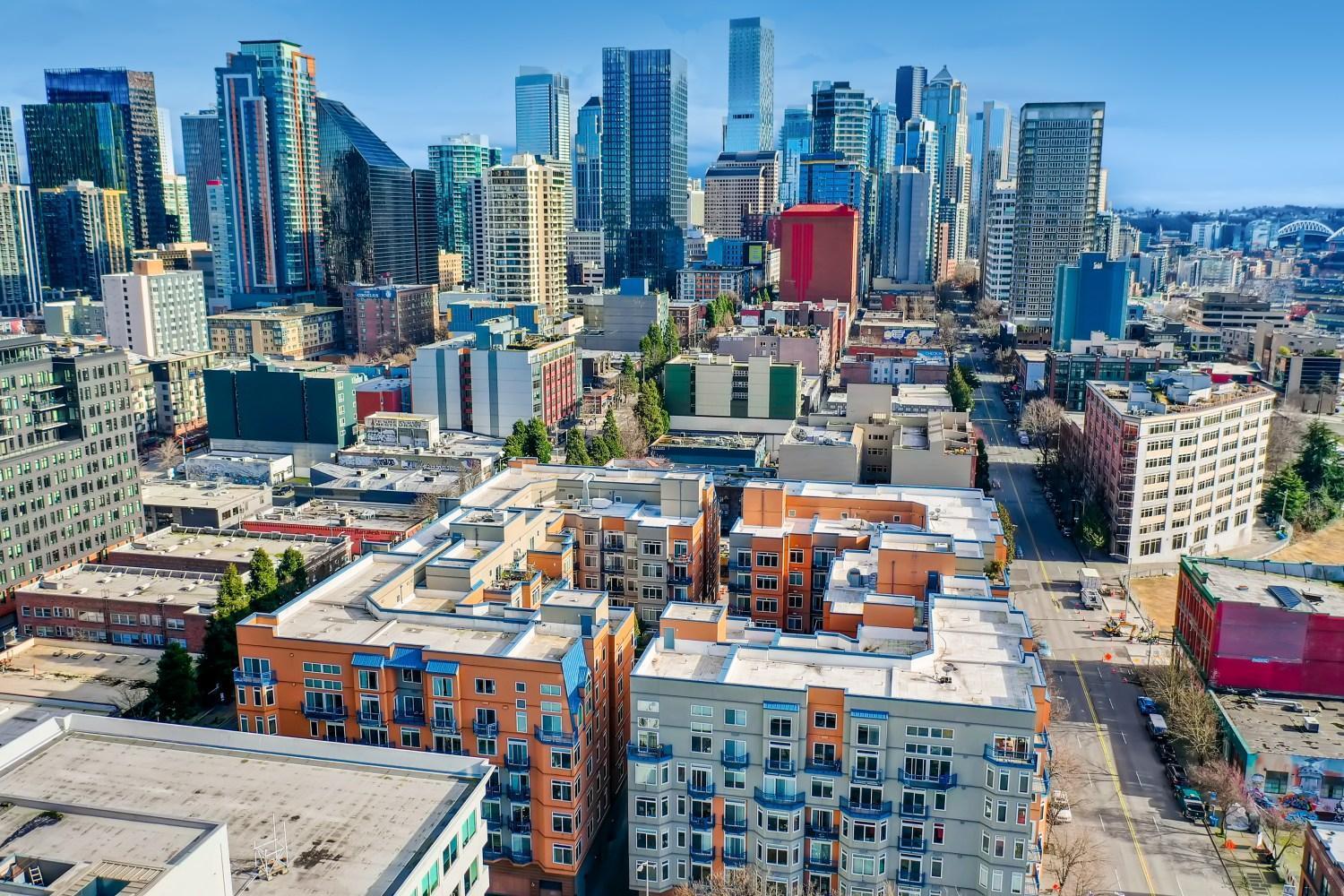 Space Needle Downtown Modern Top Story Penthouse Сиатъл Екстериор снимка